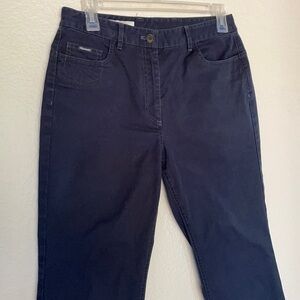 Faconnable navy pants crop 6